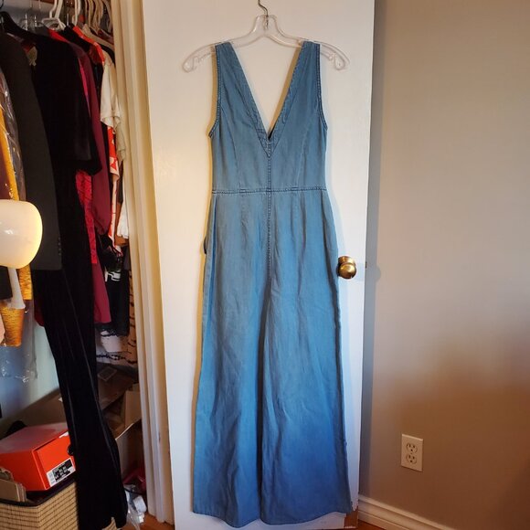 BCBG Max Azria Denim Jumpsuit - Picture 4 of 11